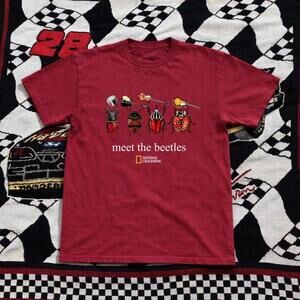Red And Yellow National Geographic Beetles T Shirt